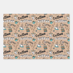 Papier cadeau ASL café et thé