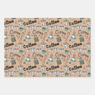 Papier cadeau ASL café et thé