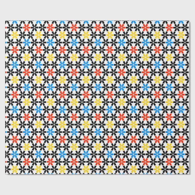 Papier Cadeau Asterisky - Rideau de douche (Plat)