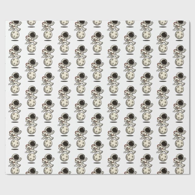 Papier Cadeau Astronaut (Plat)