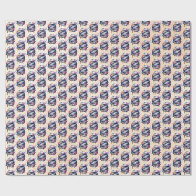Papier Cadeau Astronaute (Plat)