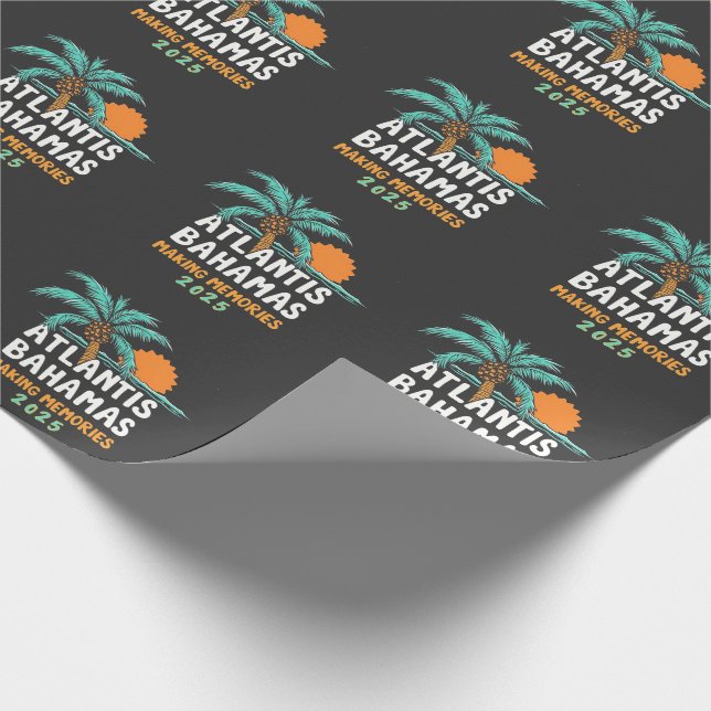 Papier Cadeau Atlantis Bahamas Faire des souvenirs 2025 (Coin)