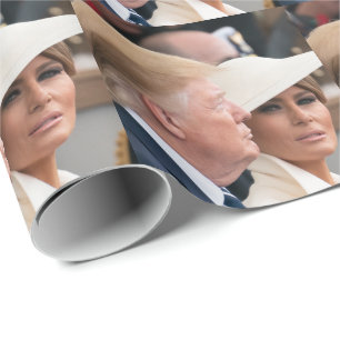 Papier Cadeau Atout de Donald et de Melania