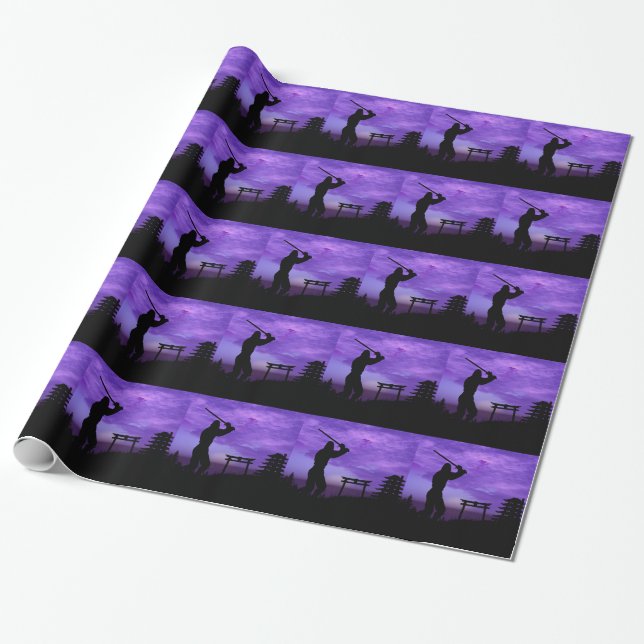 Papier Cadeau Attaque de Ninja (Déroulé)