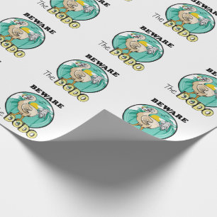 Papier Cadeau Attention au dodo
