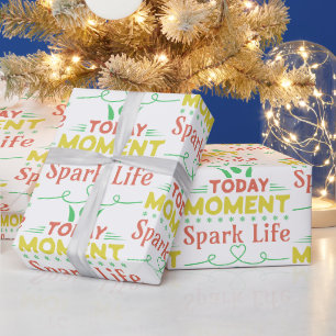 Papier Cadeau Aujourd'hui Moment, Sac fourre-tout Spark Life