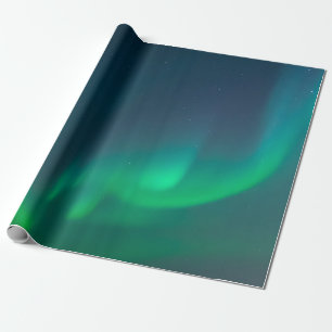 Papier Cadeau Aurora Borealis Northern Lights Alaska Sky