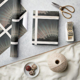 Papier Cadeau Aurora Borealis Print, Trouvelot, 1881, Restauré