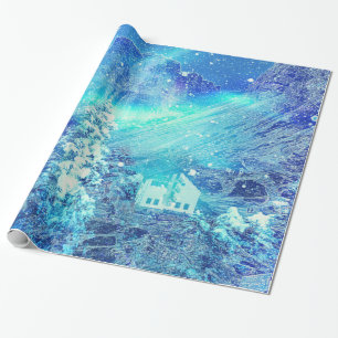 Papier Cadeau Aurora Dans les vallées incroyable Noël