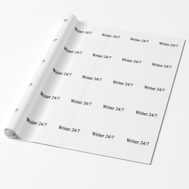 Papier Cadeau Auteur 24/7 (Déroulé)