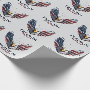 Papier Cadeau Autocollant de fierté patriotique USA La liberté e