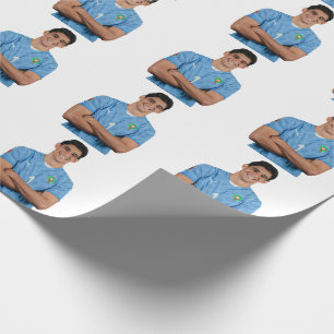 Papier Cadeau Autocollants de joueurs de football marocains