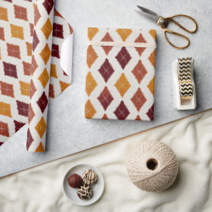 Papier Cadeau Automne Automne Jacquard moderne Motif No1