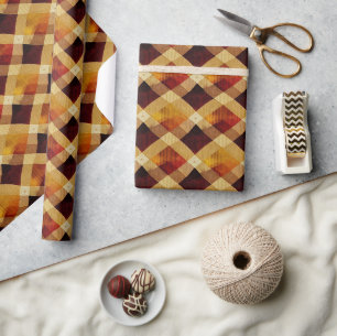 Papier Cadeau Automne Automne Jacquard moderne Motif No11