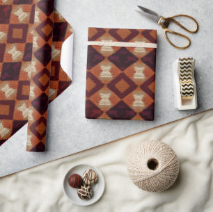 Papier Cadeau Automne Automne Jacquard moderne Motif No5