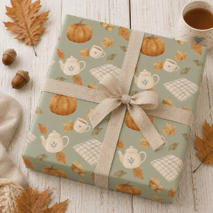 Papier Cadeau Automne chaleureux et cosy