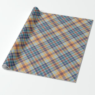 Papier Cadeau Automne Coloré Hiver Rayures Colorées Motif