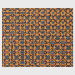 Papier Cadeau automne géométrique, automne lunaire, automne, aut