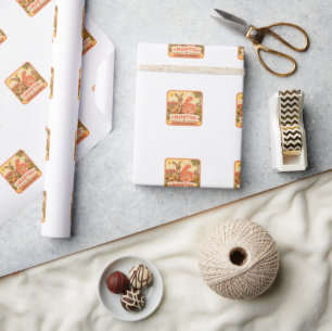 Papier Cadeau Aventure des jalons de bébé de 6 mois