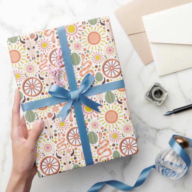 Papier Cadeau Aventure ensoleillée de l'Ouest (Cadeaux)