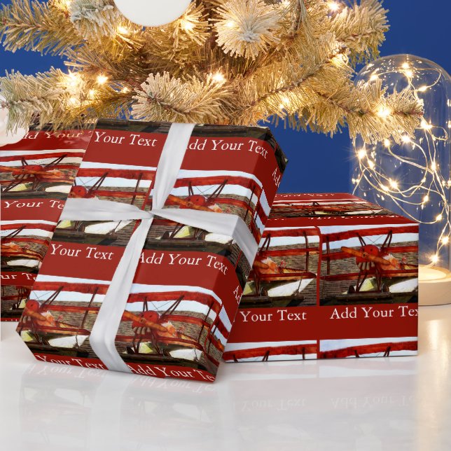 Papier Cadeau Avion vintage par Shirley Taylor (Vacances)