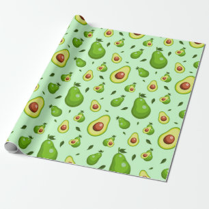 Papier Cadeau Avocado