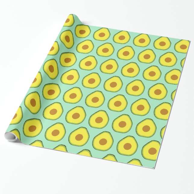 Papier Cadeau Avocado (Déroulé)