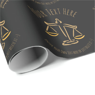 Papier Cadeau Avocat   Avoué   Juge   Cabinet / Bureau de droit 