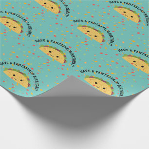 Papier Cadeau Avoir Fantastaco Anniversaire Cute kawaii Taco
