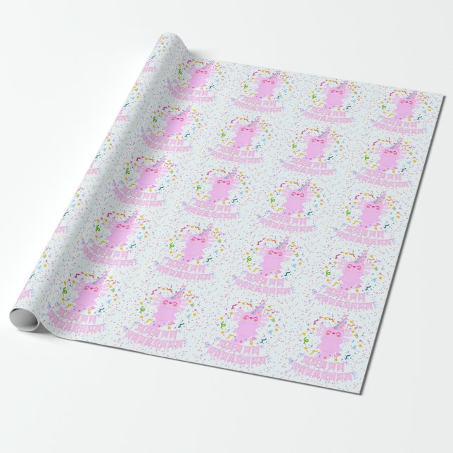 Papier cadeau axolotl (Déroulé)