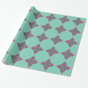 Papier Cadeau Aztec Tribal Southwest Motif Design