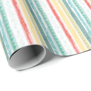 Papier Cadeau Baby shower arc-en-ciel