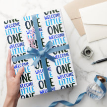 Baby shower coloré "Welcome Little One"