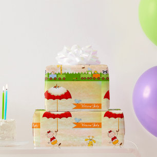 Papier Cadeau Baby shower d'accueil