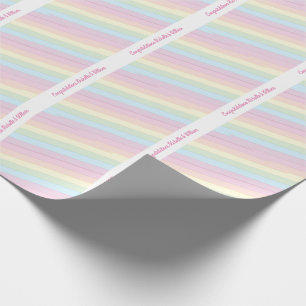Papier Cadeau Baby shower Raindrops Rainbow