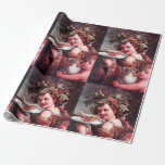PAPIER CADEAU BACCHUS, RAISINS ET VIN ROSE<br><div class="desc">Classic Italian Baroque masterpiece by Guido Reni .</div>