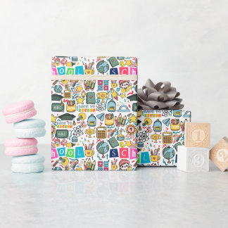 Papier Cadeau Back To School