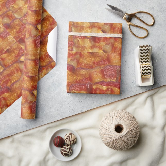 Papier Cadeau Bacon frit Sizzlin (Artisanat)
