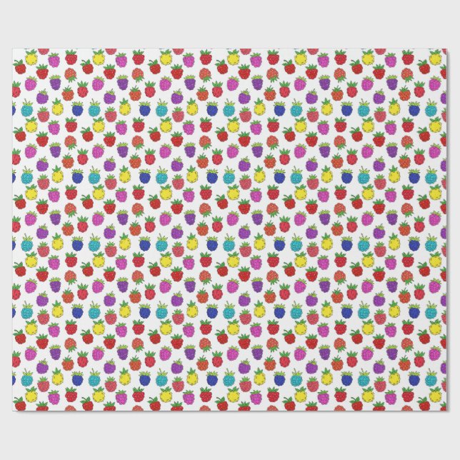 Papier Cadeau baies (Plat)