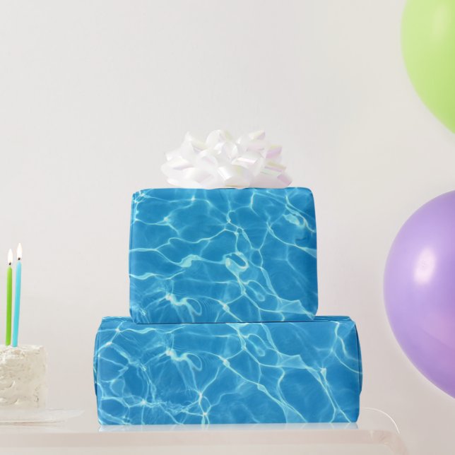 Papier Cadeau Baignades Piscine Baignade (Cadeaux de fête)