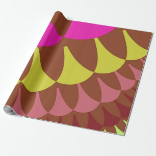 Papier Cadeau Balances roses et Brown