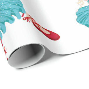 Papier Cadeau Ballerina de Noël