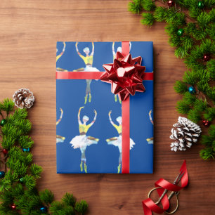 Papier Cadeau Ballet Ballerina Danseuse