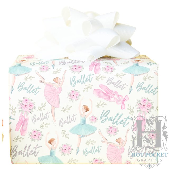 Papier Cadeau Ballet Wrapping Paper (Créateur téléchargé)