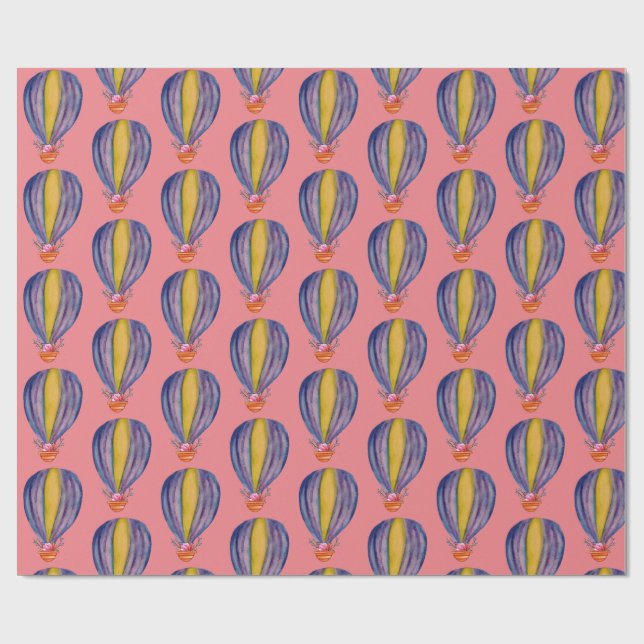 Papier Cadeau Ballon de rêve (Plat)