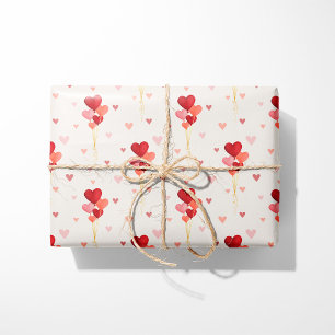 Papier Cadeau Ballons cardiaques