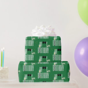 Papier Cadeau Ballons et confettis Joyeux Anniversaire 