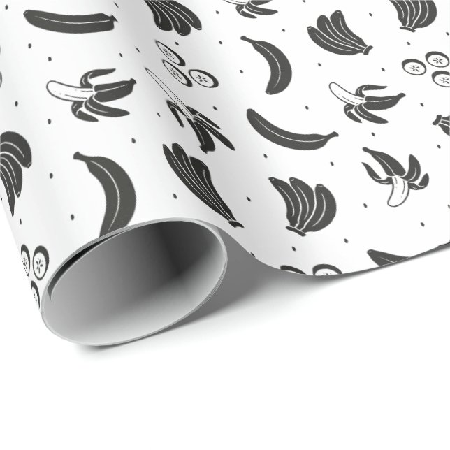 Papier Cadeau Bananes (Coin rond)