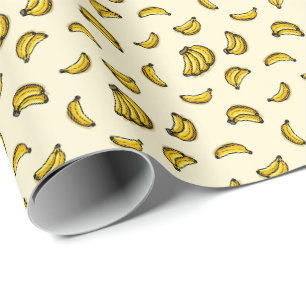 Papier Cadeau Bananes