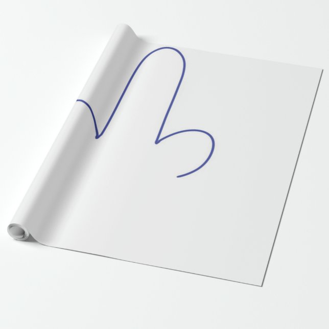 Papier Cadeau Bande abstraite (Déroulé)